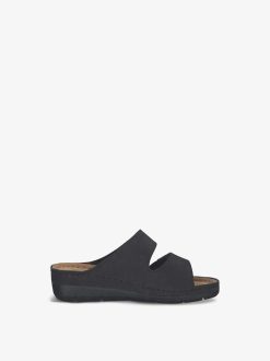 Tamaris Mule En Cuir - Noir | Mules