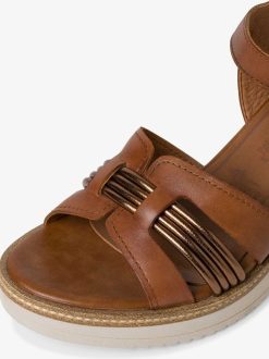 Tamaris Sandale A Talon - Marron | Des Sandales