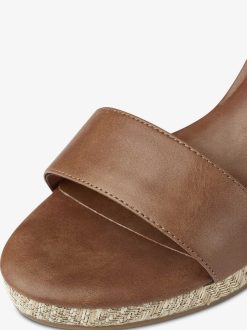 Tamaris Sandale A Talon - Marron | Des Sandales