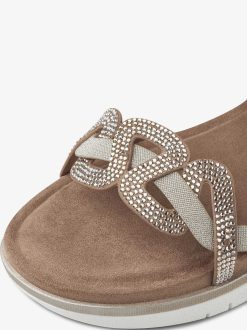 Tamaris Sandale A Talon - Marron | Des Sandales