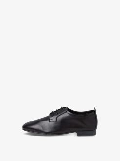 Tamaris Chaussures Basses En Cuir - Noir | Chaussures Basses Et Pantoufles