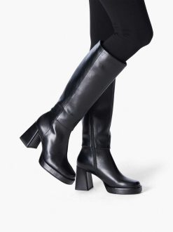 Tamaris Bottes En Cuir - Noir | Bottes