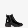 Tamaris Bottine Chelsea En Cuir - Noir | Bottines