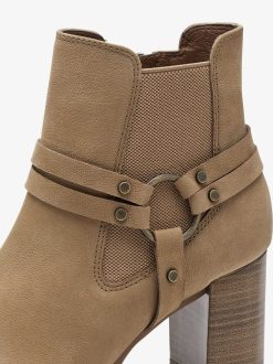 Tamaris Bottine Chelsea En Cuir - Marron | Bottines