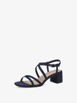 Tamaris Sandale A Talon - Bleu | Des Sandales