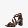 Tamaris Sandale A Talon - Marron | Des Sandales