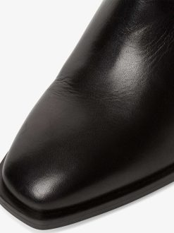 Tamaris Bottine Chelsea En Cuir - Noir | Bottines