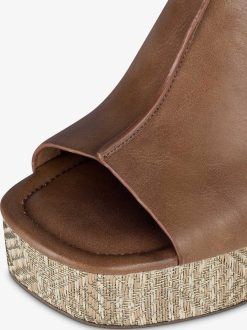 Tamaris Sandale A Talon - Marron | Des Sandales