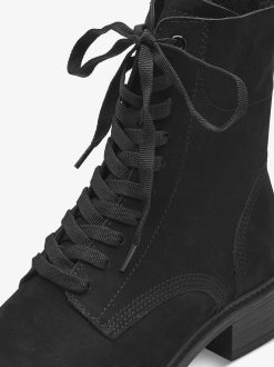 Tamaris Bottine En Cuir - Noir | Bottines