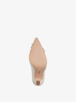 Tamaris Escarpins En Cuir - Beige | Pompes