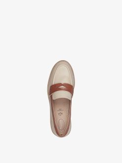 Tamaris Babouche En Cuir - Beige | Chaussures Basses Et Pantoufles