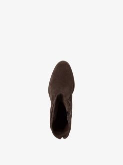 Tamaris Bottine En Cuir - Marron | Bottines