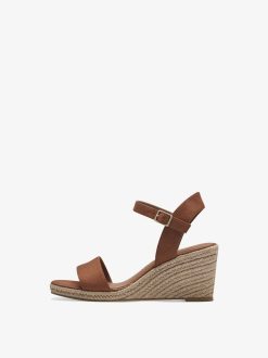 Tamaris Sandale A Talon - Marron | Des Sandales