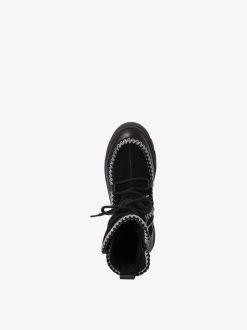 Tamaris Bottine En Cuir - Doublure Chaude Noire | Bottines