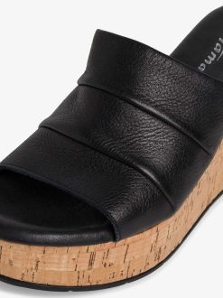 Tamaris Mule En Cuir - Noir | Mules