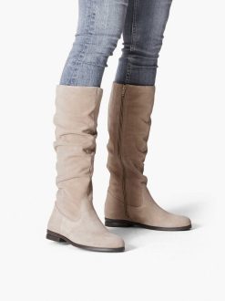 Tamaris Bottes En Cuir - Beige | Bottes