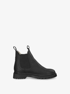 Tamaris Bottine En Cuir - Doublure Chaude Noire | Bottines