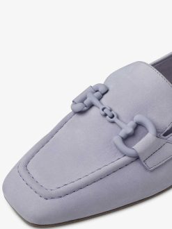 Tamaris Babouche En Cuir - Violet | Chaussures Basses Et Pantoufles