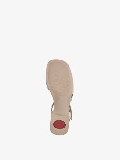 Tamaris Sandale A Talon - Beige | Des Sandales