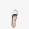 Tamaris Sandale A Talon En Cuir - Blanc | Des Sandales