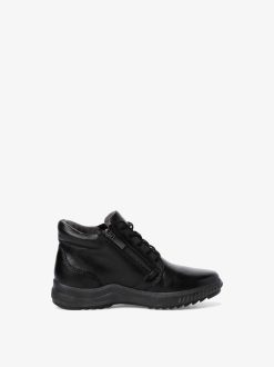 Tamaris Bottine En Cuir - Noir | Bottines