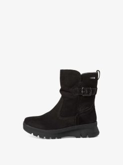 Tamaris Bottine En Cuir - Noir | Bottines