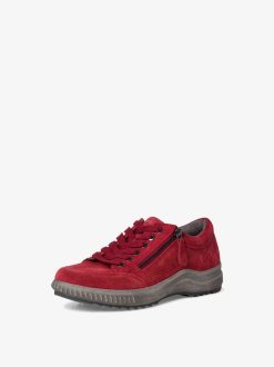 Tamaris Baskets En Cuir - Rouge | Baskets