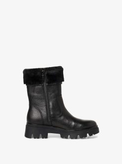 Tamaris Bottine En Cuir - Noir | Bottines