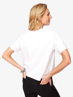 Tamaris T-Shirt Oversize - Blanc | Chemises Et Hauts