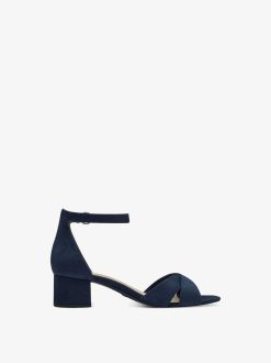 Tamaris Sandale A Talon - Bleu | Des Sandales