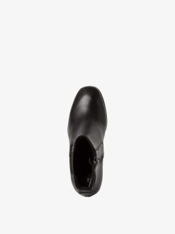 Tamaris Bottine Chelsea En Cuir - Noir | Bottines