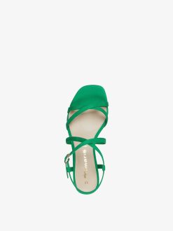 Tamaris Sandale A Talon - Vert | Des Sandales