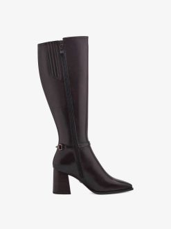 Tamaris Bottes En Cuir - Marron | Bottes