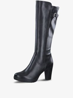 Tamaris Bottes En Cuir - Noir | Bottes