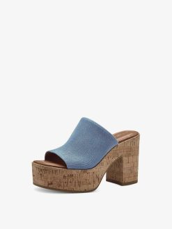 Tamaris Mule - Bleu | Mules