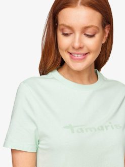 Tamaris T-Shirt - Vert | Chemises Et Hauts