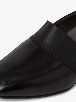 Tamaris Trotteur En Cuir - Noir | Chaussures Basses Et Pantoufles