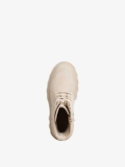 Tamaris Bottine En Cuir - Beige | Bottines