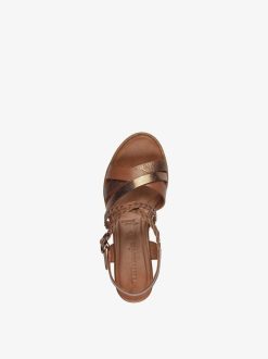 Tamaris Sandale A Talon - Marron | Des Sandales