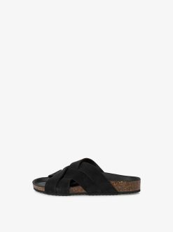 Tamaris Mule En Cuir - Noir | Mules