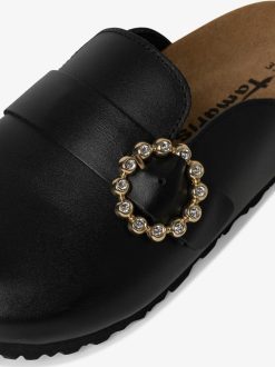 Tamaris Mule En Cuir - Noir | Mules