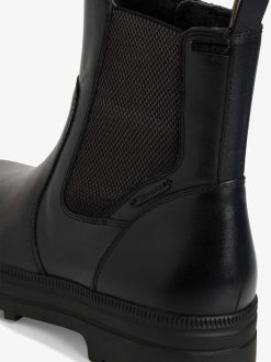 Tamaris Bottine En Cuir - Noir | Bottines