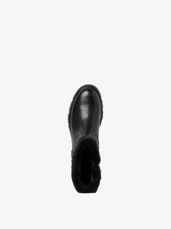 Tamaris Bottine En Cuir - Noir | Bottines