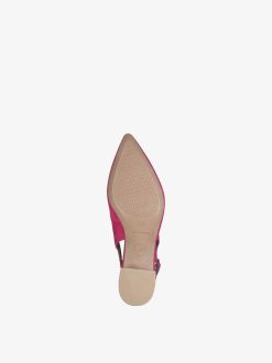 Tamaris Escarpins A Bride En Cuir - Rose | Pompes