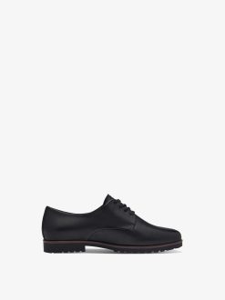 Tamaris Chaussures Basses En Cuir - Noir | Chaussures Basses Et Pantoufles