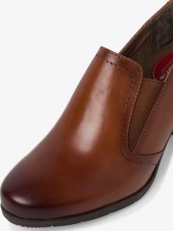 Tamaris Trotteur En Cuir - Marron | Chaussures Basses Et Pantoufles