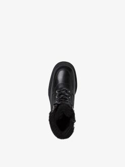 Tamaris Bottine En Cuir - Doublure Chaude Noire | Bottines