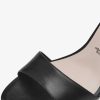 Tamaris Sandale A Talon En Cuir - Noir | Des Sandales