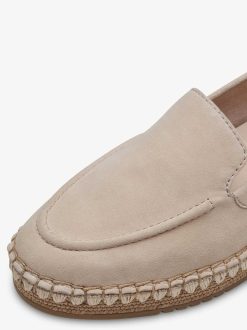 Tamaris Espadrille En Cuir - Beige | Chaussures Basses Et Pantoufles