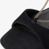 Tamaris Sandale A Talon En Cuir - Noir | Des Sandales